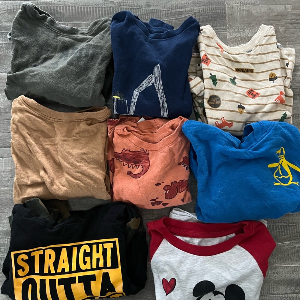 Kids Graphic T-Shirts Assortment